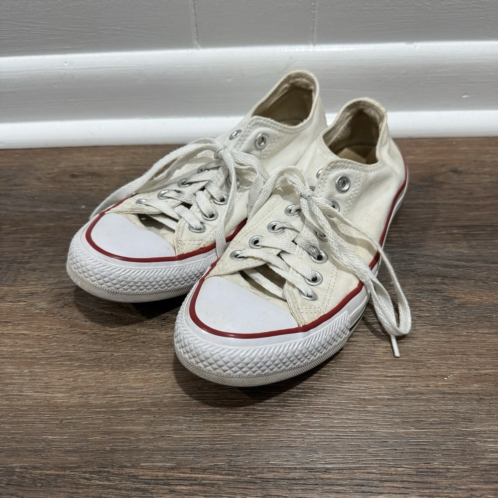 Converse All Star Chuck Taylor Women's White Low Top Shoes Sz 7 School Classic